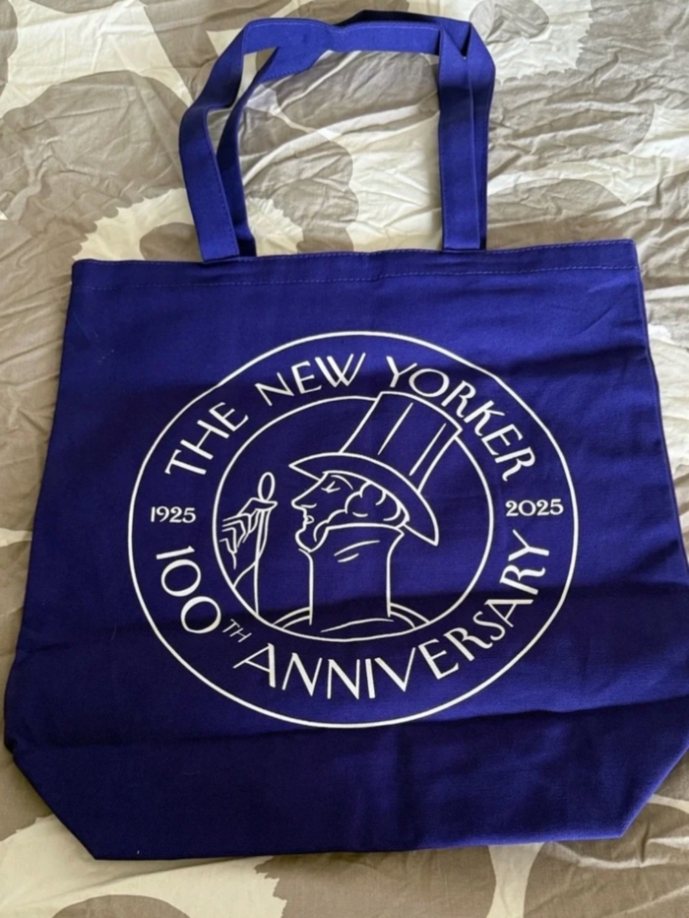 New Yorker Magazine 100th Anniversary Tote Bag
